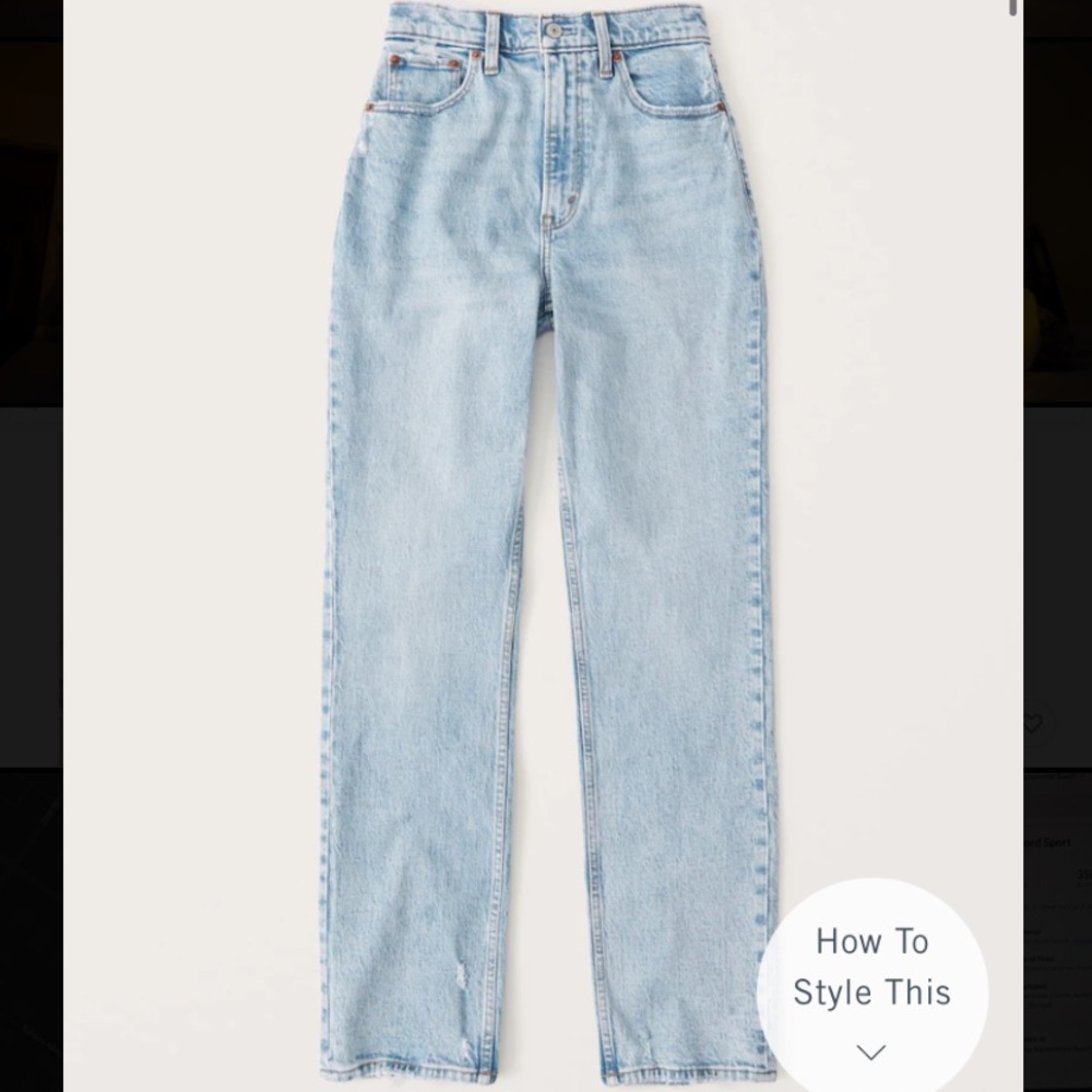 Curve Love 90s Ultra High Rise Straight Jeans